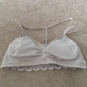White bralette
